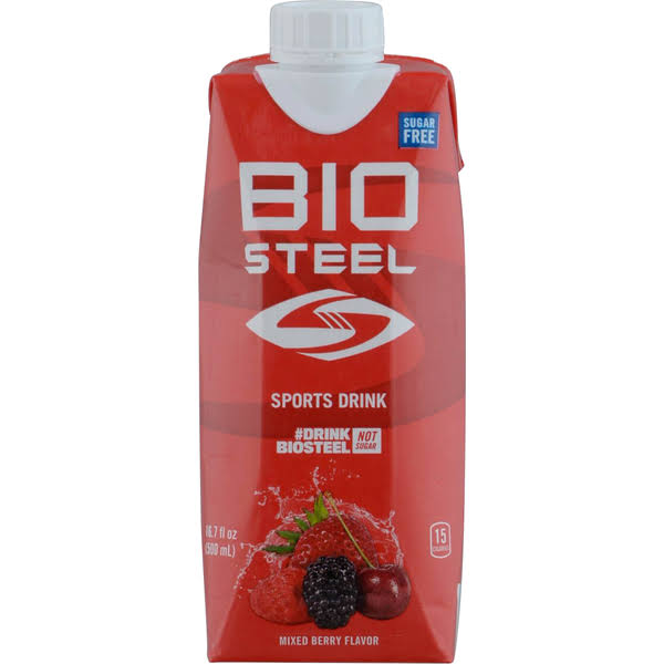 Biosteel Sports Drink, Sugar Free, Mixed Berry Flavor - 16.7 fl oz