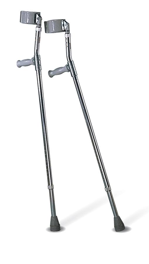 Medline Crutch XL Super Replacement Tip, Grey