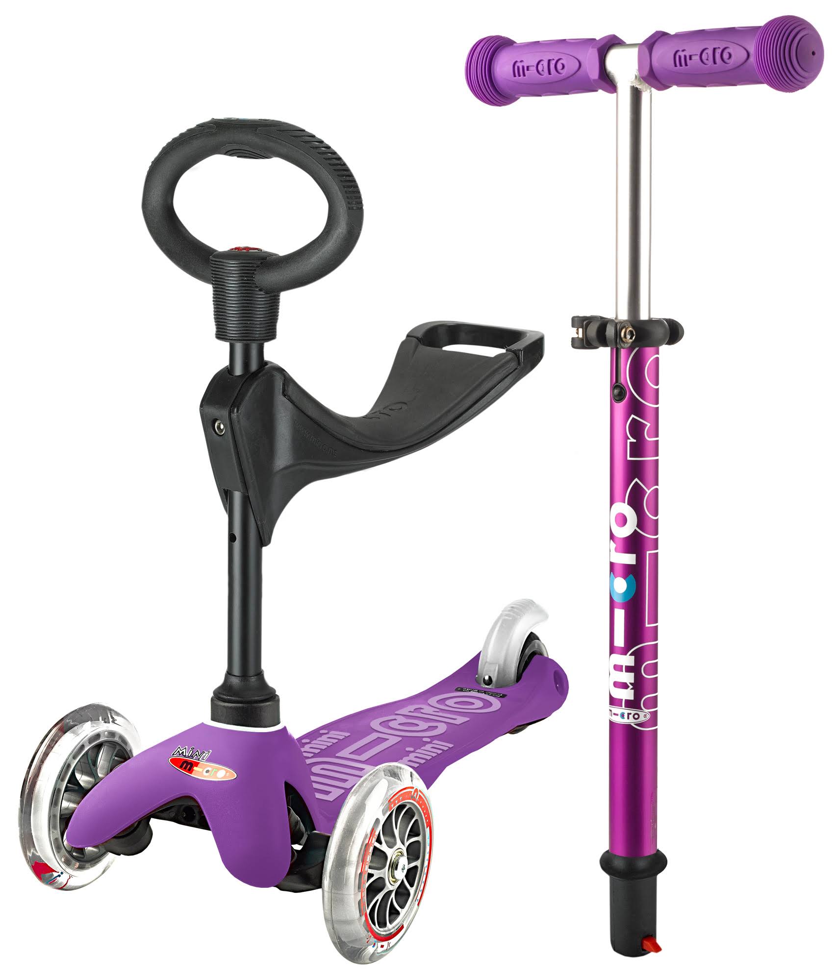 Mini Micro 3in1 Deluxe Scooter - Purple