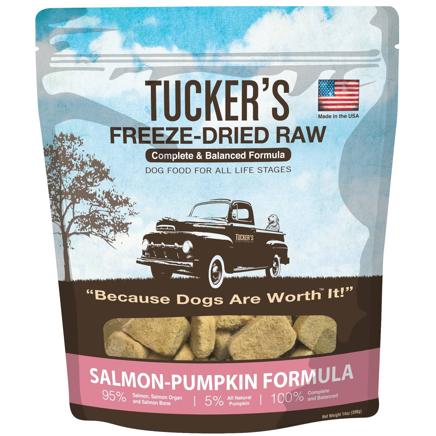 Tucker's Freeze Dried Salmon Pumpkin Dog Food 14oz