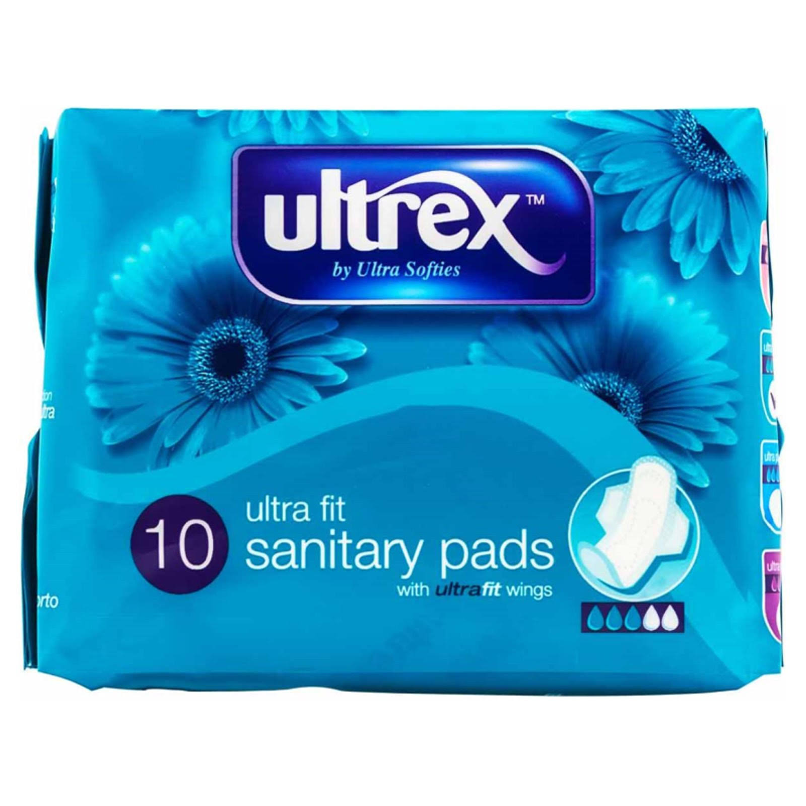 Ultrex Ultra Sanitary Pads 10's Green