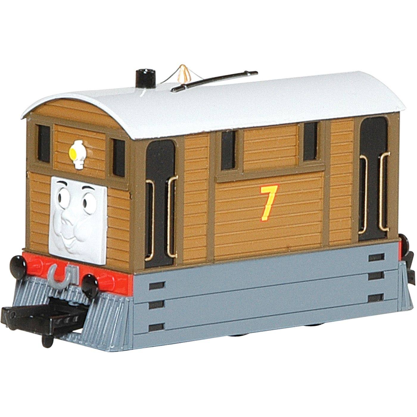 Bachmann Thomas and Friends Toby The Tram Engine Locomotive with Moving Eyes, HO Scale Train