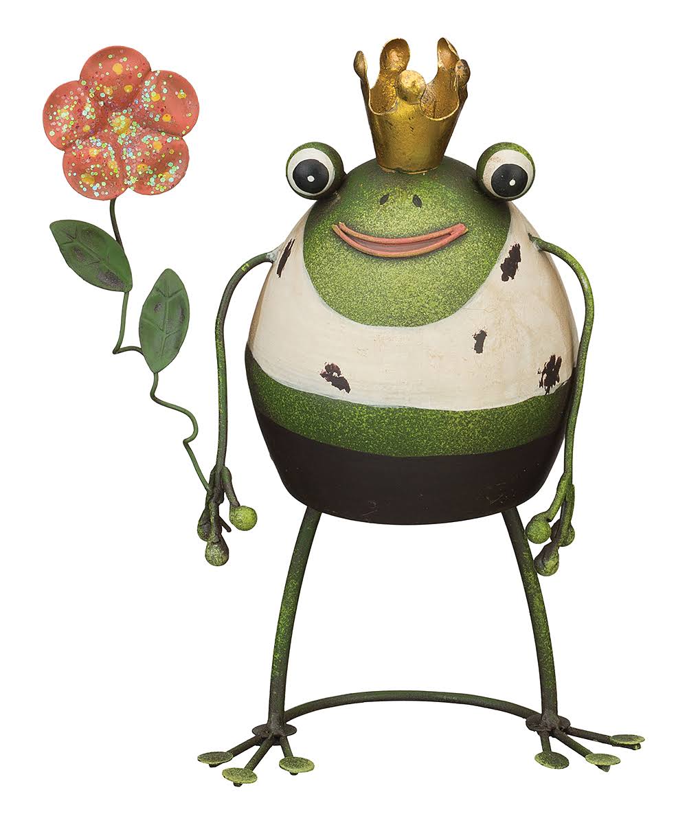 Regal Art & Gift 11946 - Multi-Colored Prince Flower Frog Decor