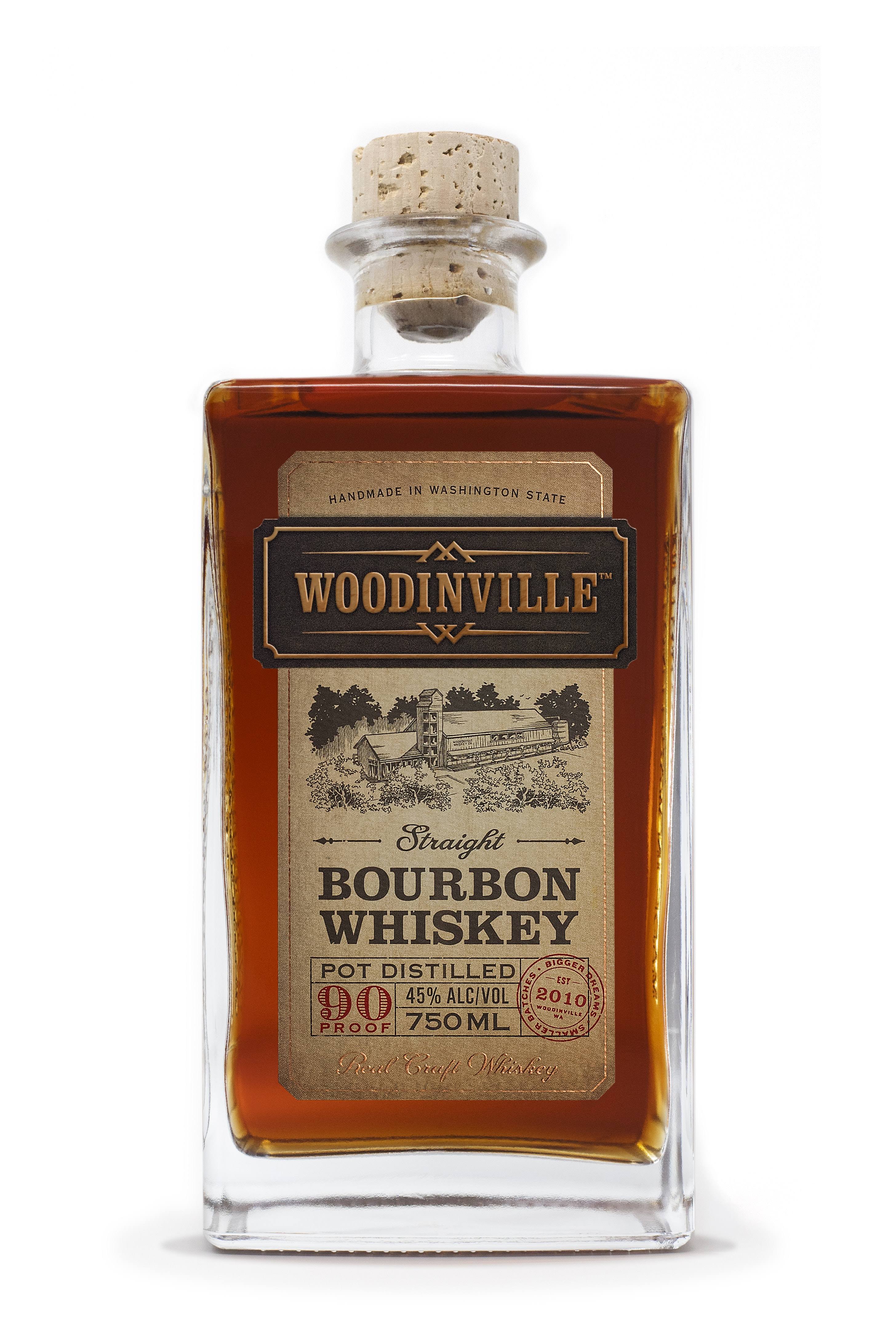 Woodinville Bourbon Whiskey, Straight - 750 ml