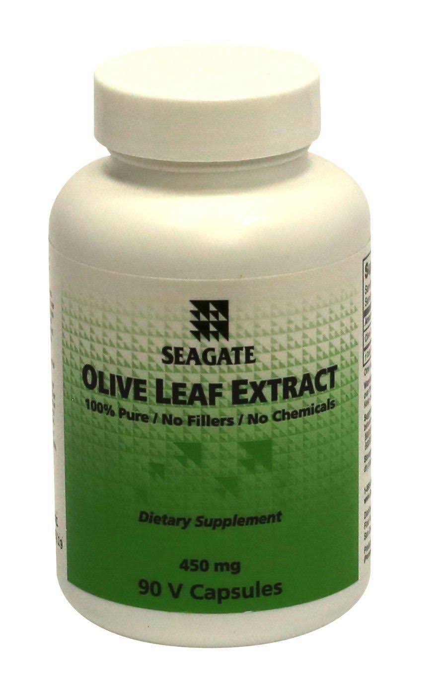 Seagate Olive Leaf Extract Dietary Supplement - 450Mg, 90 Capsules