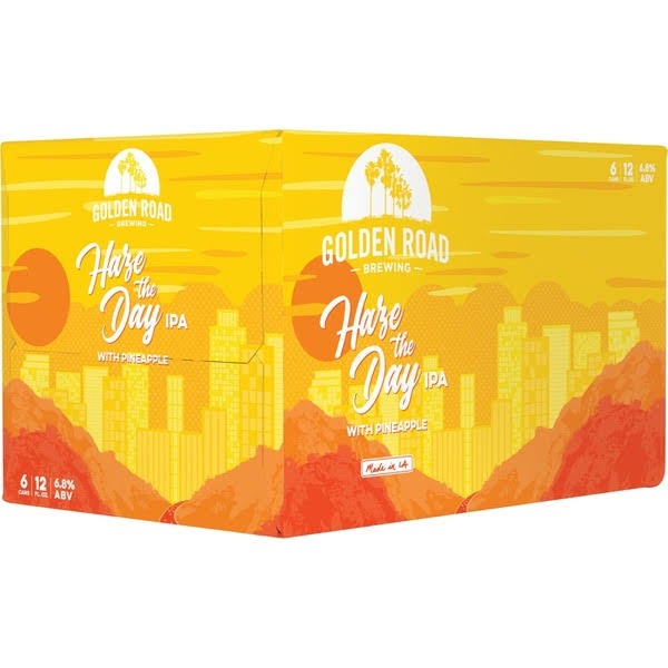 Golden Road Brewing Haze The Day IPA Beer Cans