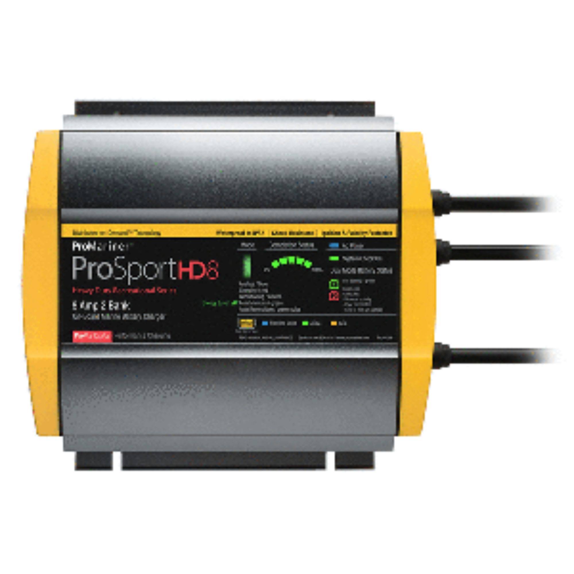 ProMariner - ProSportHD 8 Gen 4 - 8 Amp - 2 Bank Battery Charger