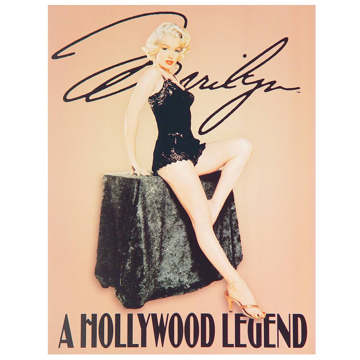 Marilyn Monroe Hollywood Legend Tin Sign