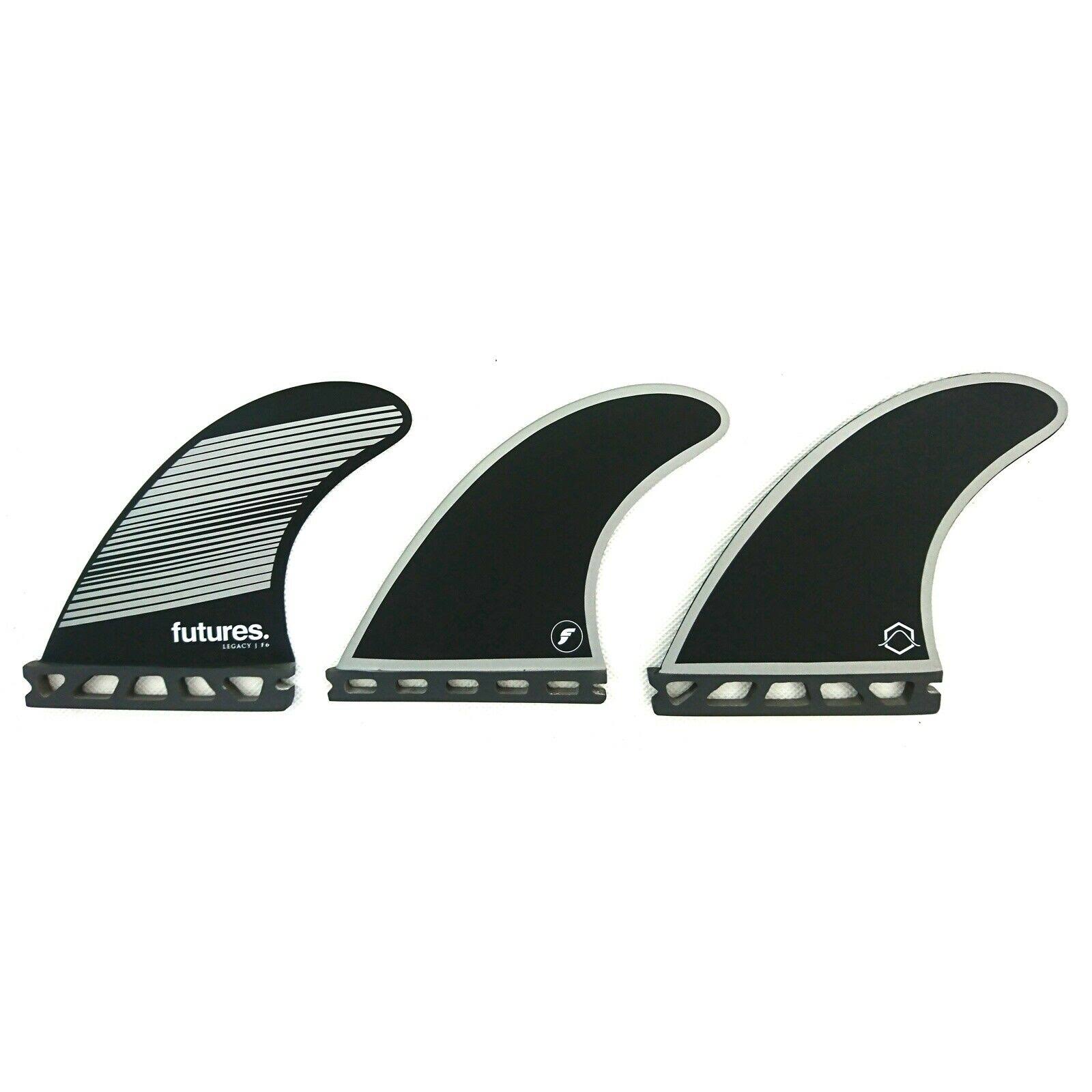 Futures thruster fin set F6 honeycomb Legacy Surfboard Fins