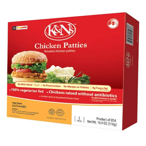 K&N's Breaded Chicken Patties