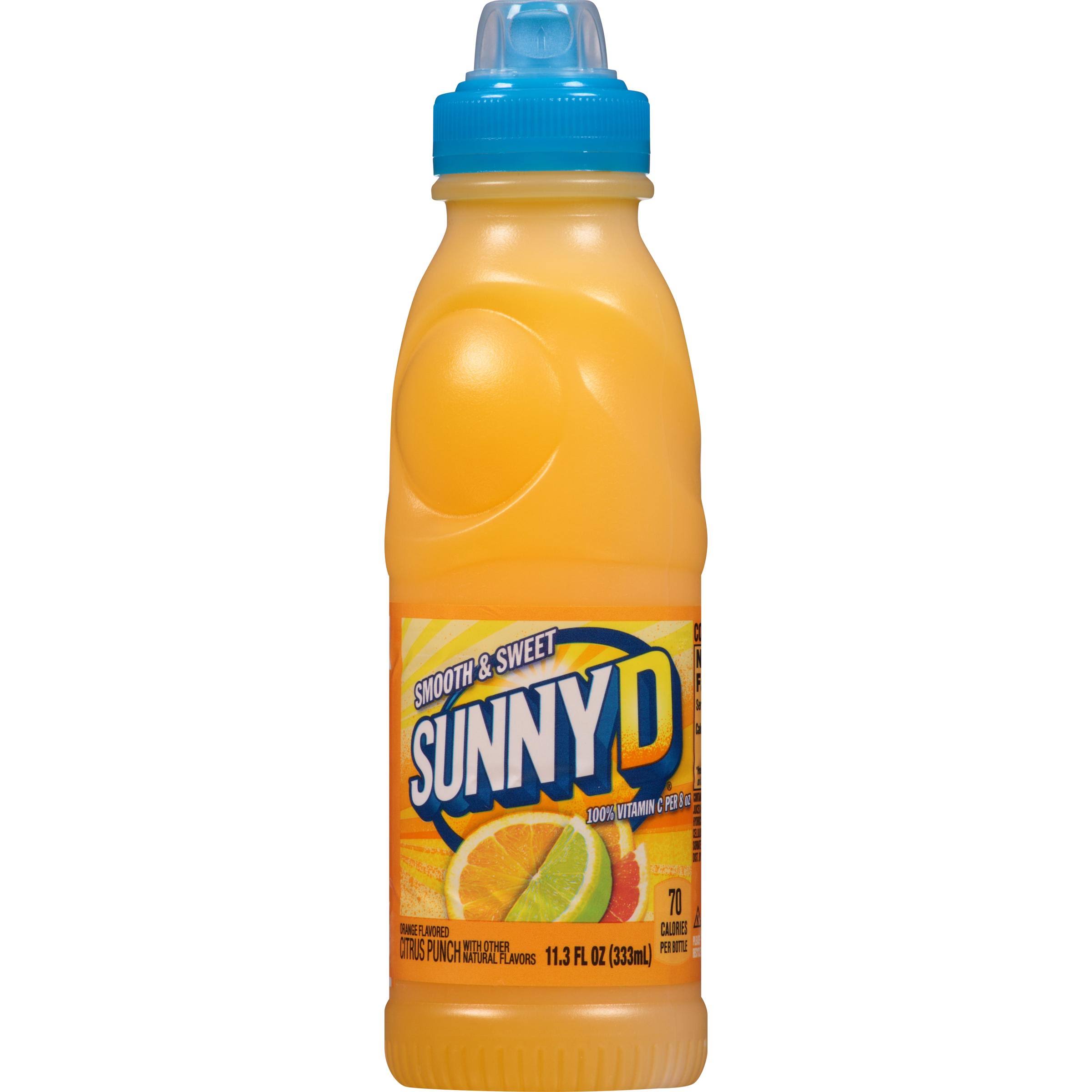 Sunny D Orange Flavored Citrus Punch - 11.3oz