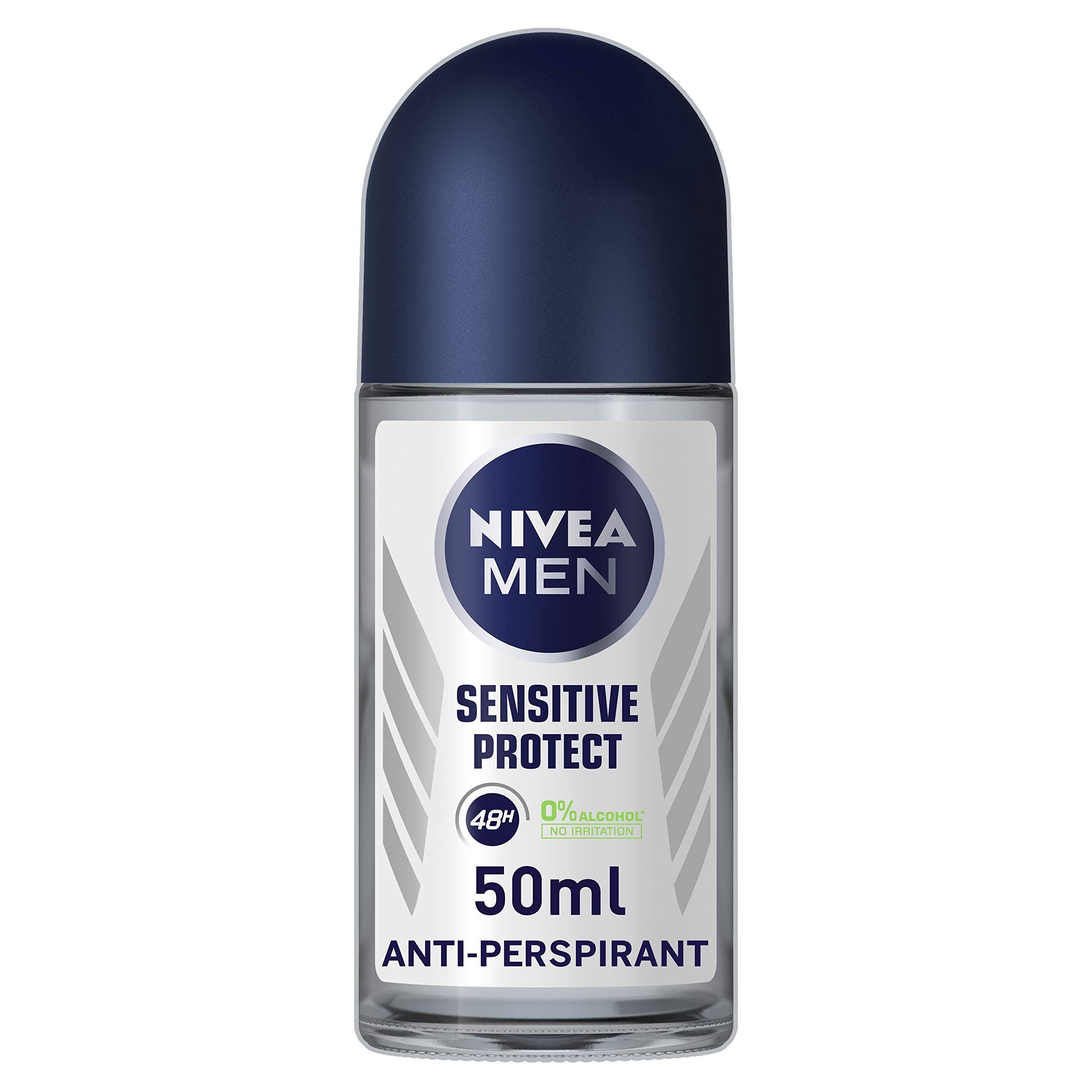 Nivea Men Sensitive Protect Anti Perspirant Deodorant Roll On - 50ml
