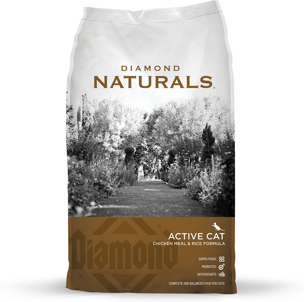 Diamond Naturals Active Dry Cat Food - 18lb