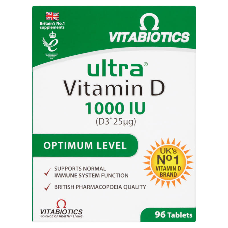 Vitabiotics Ultra Vitamin D3 Optimum Level - 96 Tablets