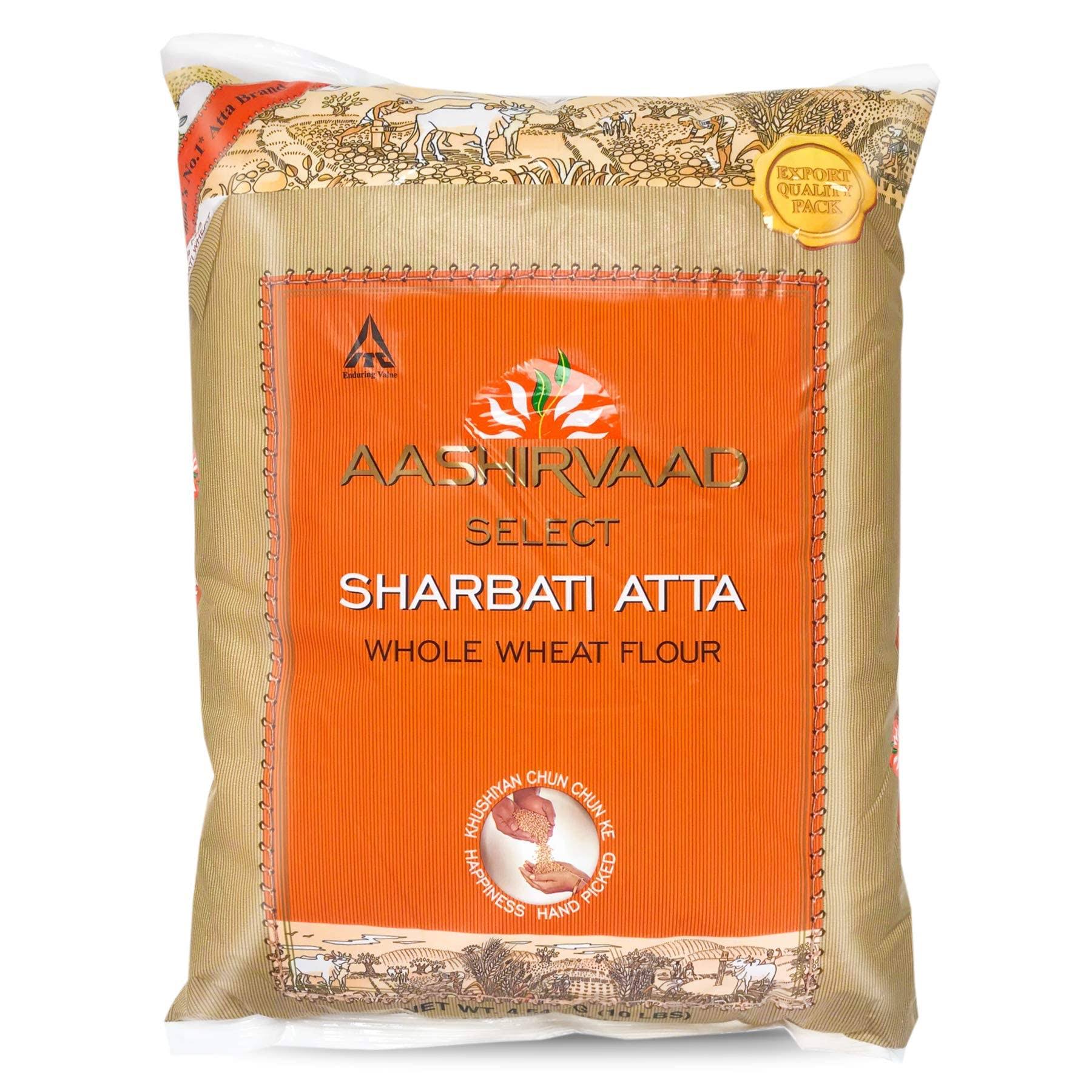 Aashirvaad Select Sharbati Atta - 10 lb