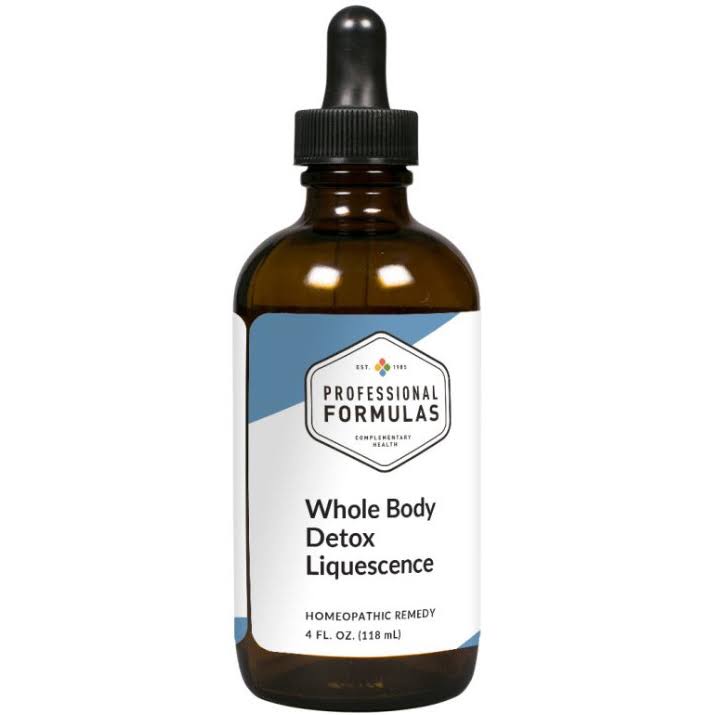 Professional Formulas Whole Body Detox Liquescence Homeopathic 4 fl oz New