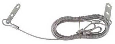 National Hardware N280388 V7619 Safety Cable - for Extension Springs, 1/8" x 8' 8"