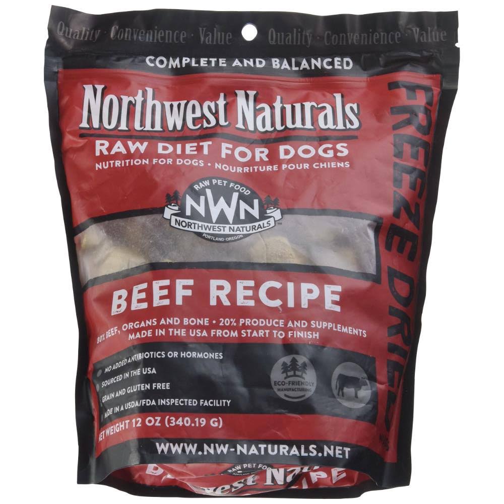 Northwest Naturals Freeze-Dried Raw Beef Nuggets Dog Food 25 oz