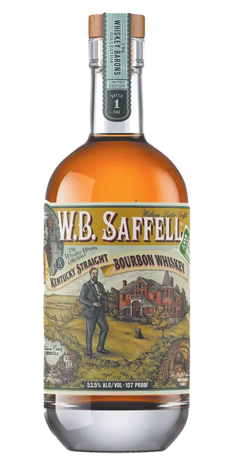 W. B. Saffell Straight Bourbon Whiskey Batch 1 375ml Bottle