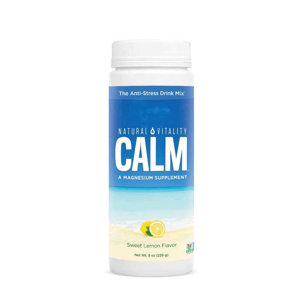 Natural Calm Magnesium Citrate - Lemon, 8oz