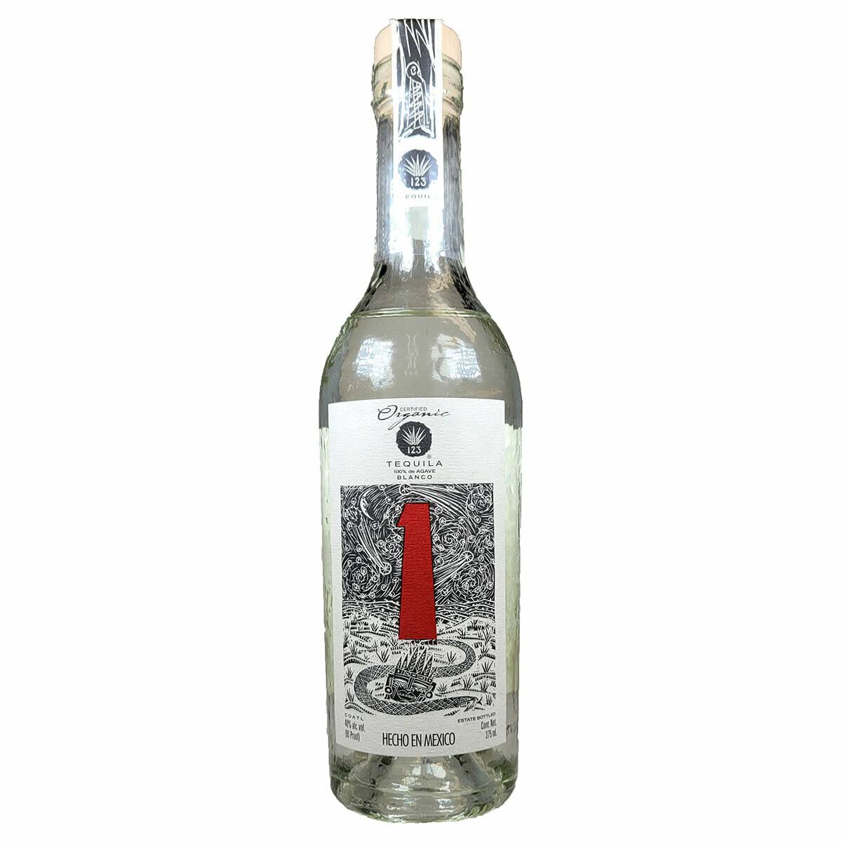 123 Organic Tequila Blanco (1) 375ml