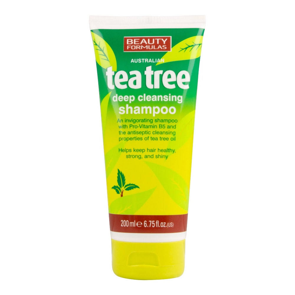Beauty Formulas Australian Tea Tree Deep Cleansing Shampoo 200ml
