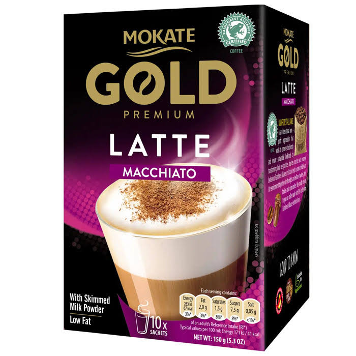 Mokate Boxed Coffee Macchiato 10 Pack