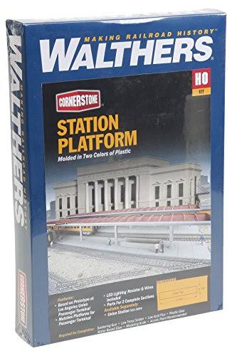 Walthers, Inc. Station Platform Kit, 11-3/4 x 2-1/4 X 2-5/8" 29.8 X 5.