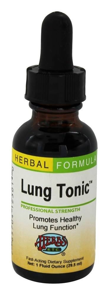 Herbs Etc Lung Tonic - 1oz