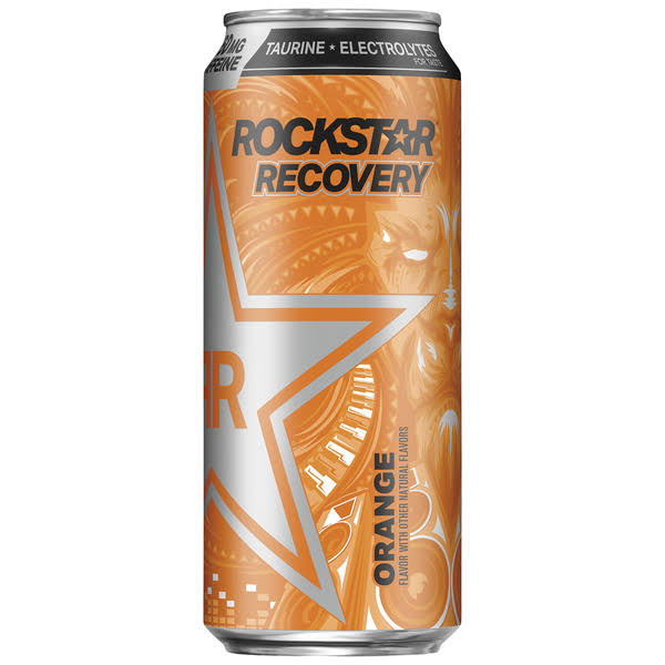 Rockstar Recovery Orange Energy Drink - 16 fl oz