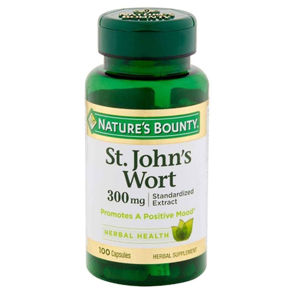 Nature's Bounty St. John's Wort Herbal Supplement - 300mg, 100 Capsules