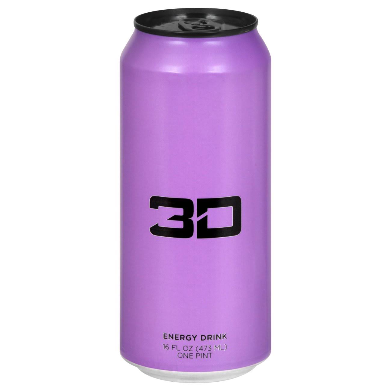 3D Energy Drink Purple