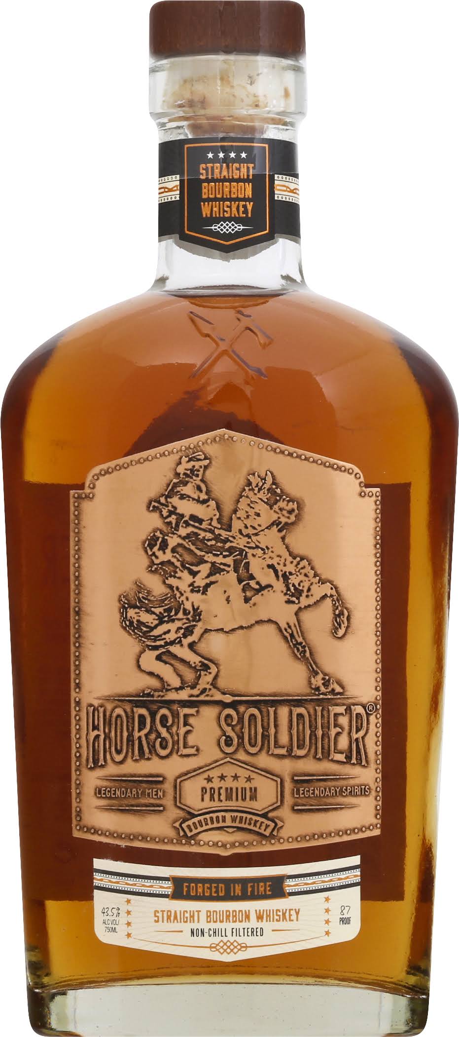 Horse Soldier Bourbon Whiskey, Premium, Straight - 750 ml