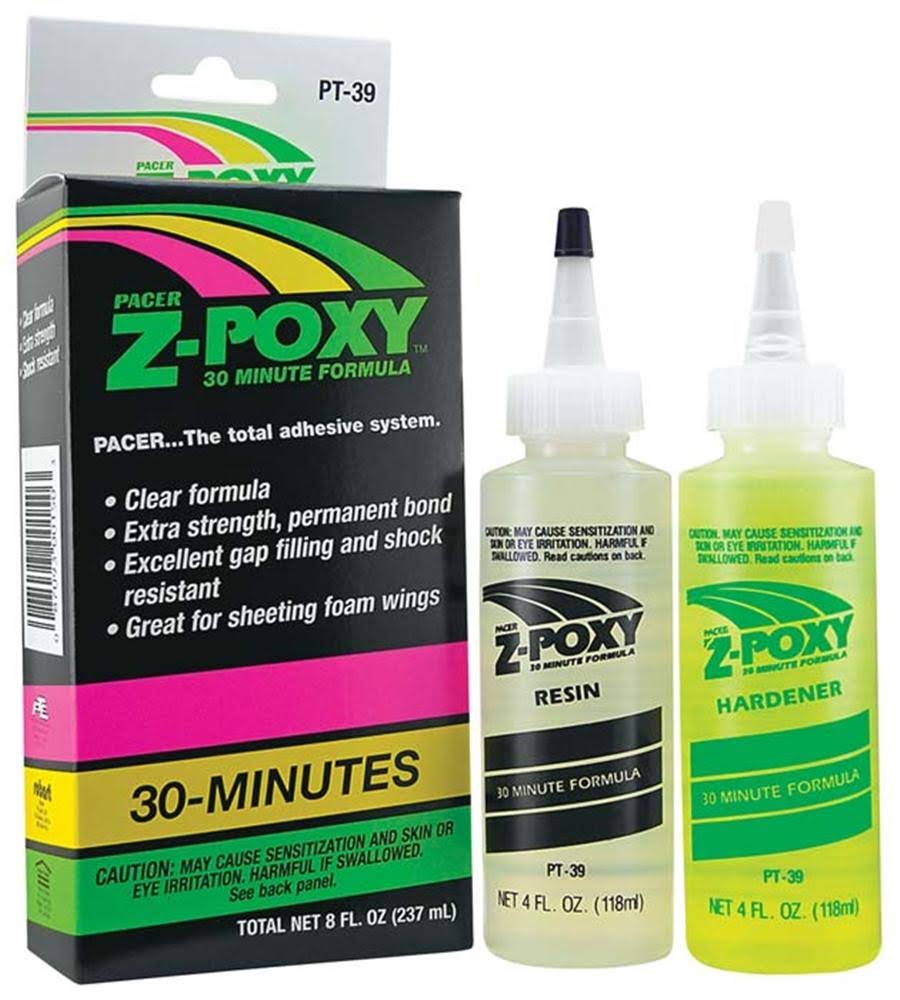 Pacer Glue ZAP 30 Minute Z Poxy - 240ml