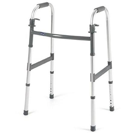 Invacare Dual Release Paddle Height Adjustable Adult Walker - 5'3" to 6'4"