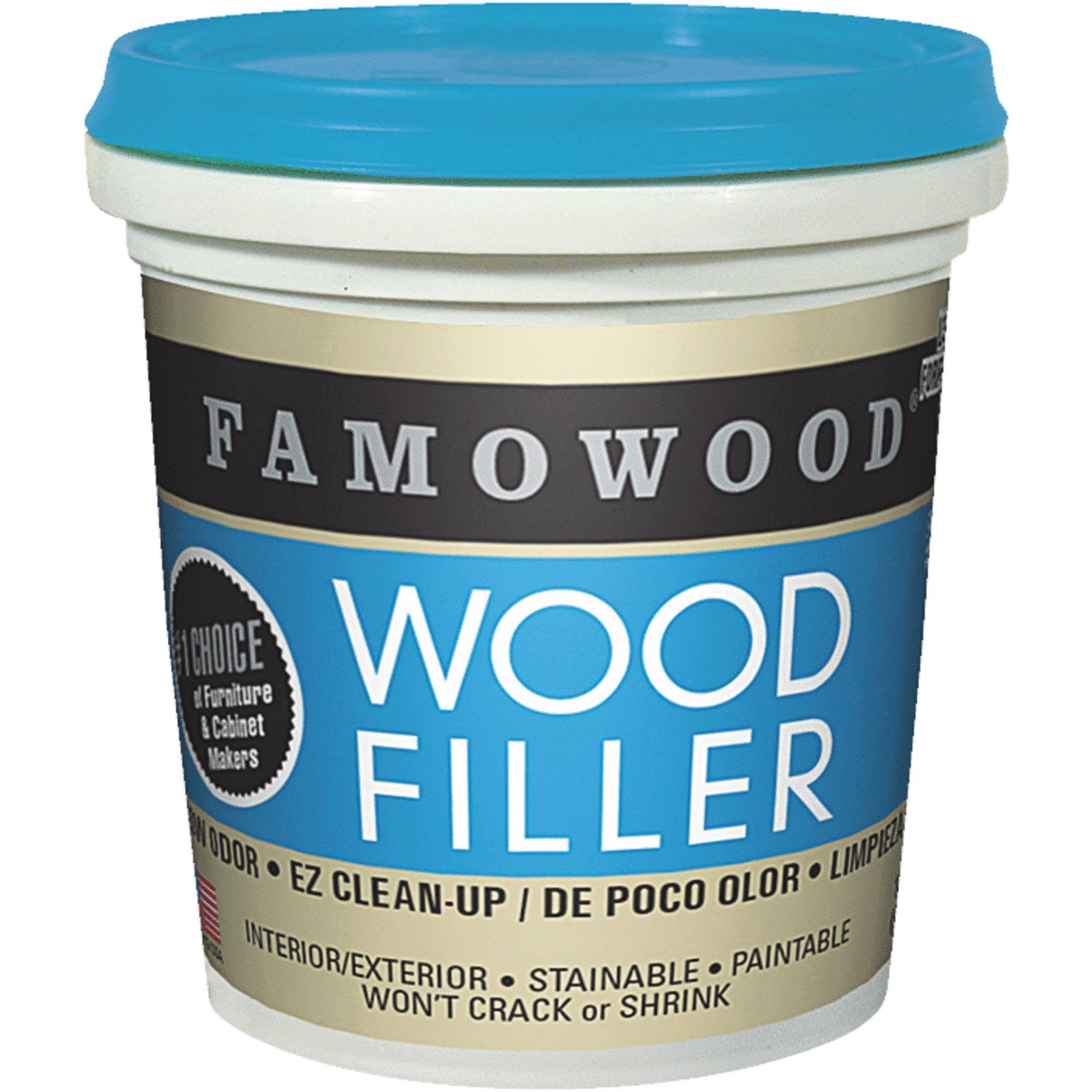 Famowood Water-Based Wood Filler, White 40042148