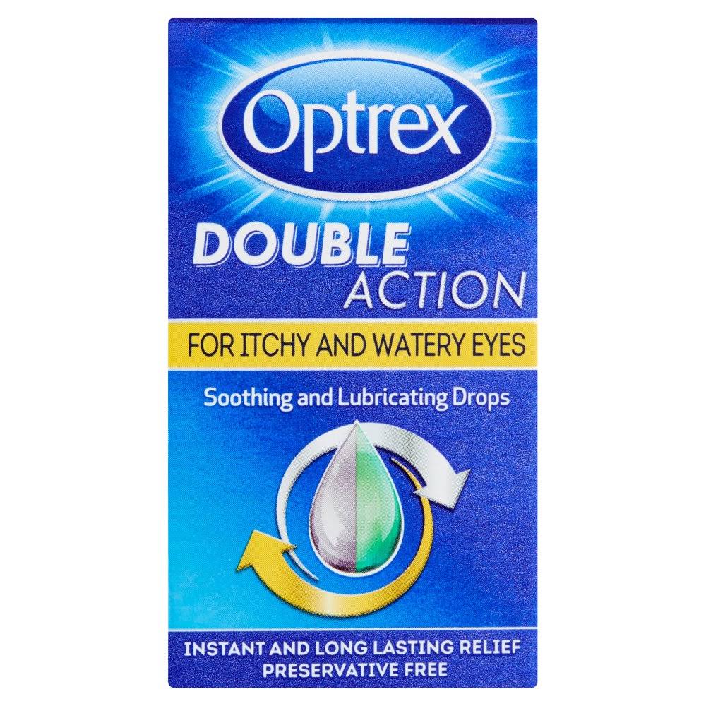 Optrex Double Action Drops for Itchy & Watery Eyes 10ml