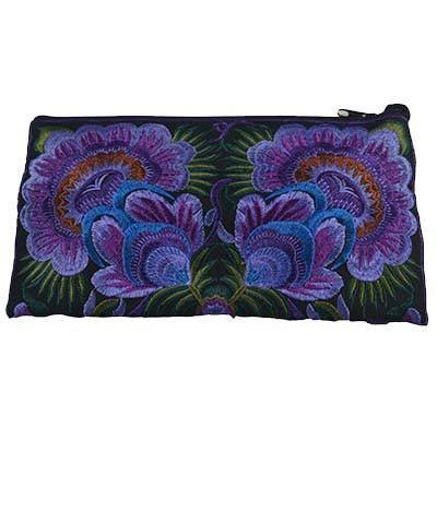 Plymouth Hand Made Accessory Bag - 22 Purple Floral