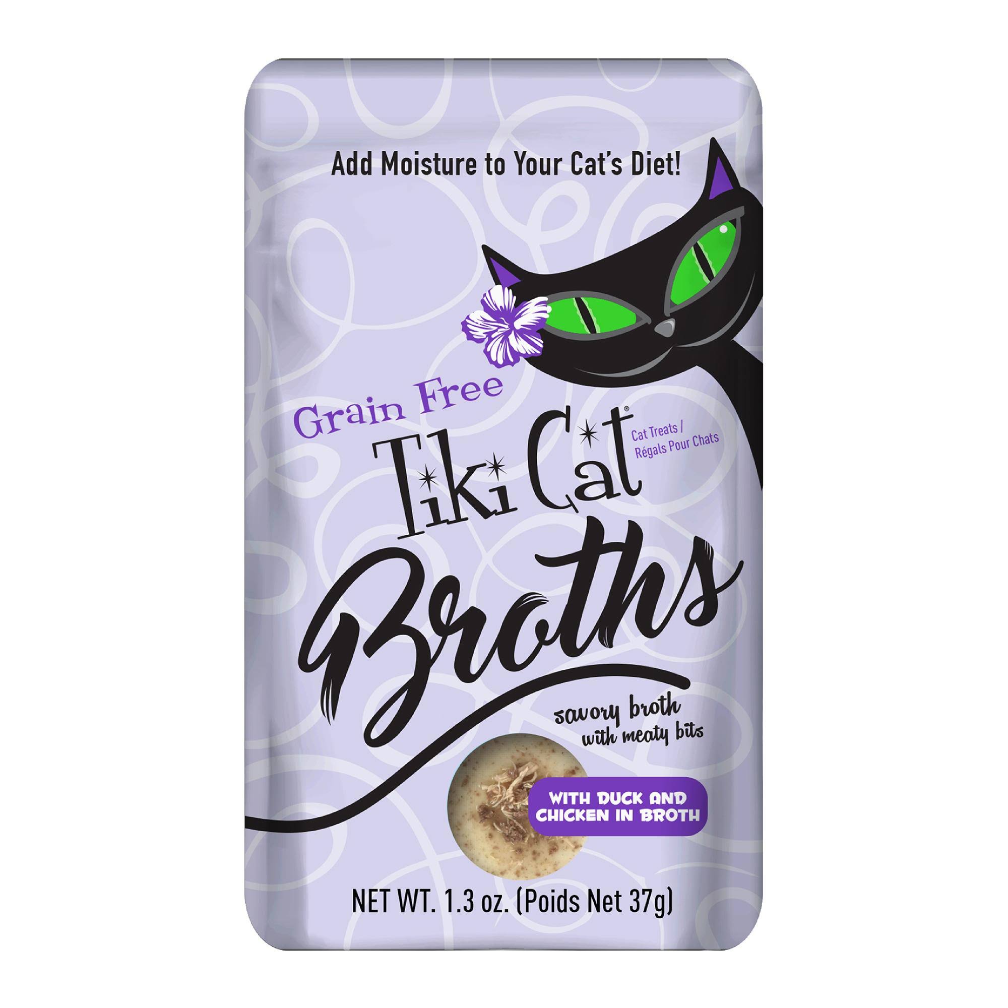 Tiki Pets 25111329 1.3 oz Duck & Chicken Cat Broth