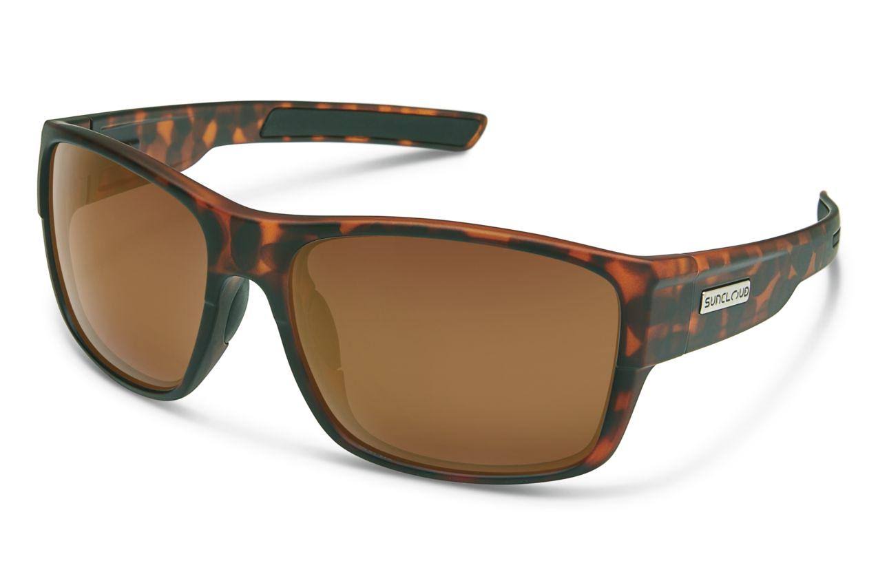 Suncloud - Range Matte Tortoise Sunglasses / Polarized Brown Lenses