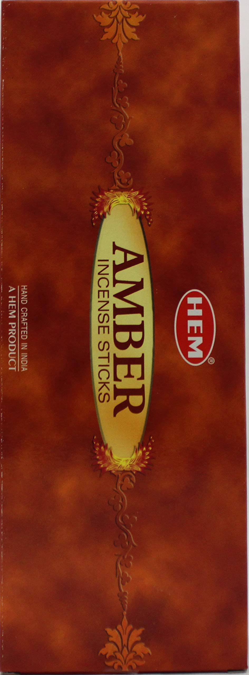 Hem Amber Incense Sticks 6pk