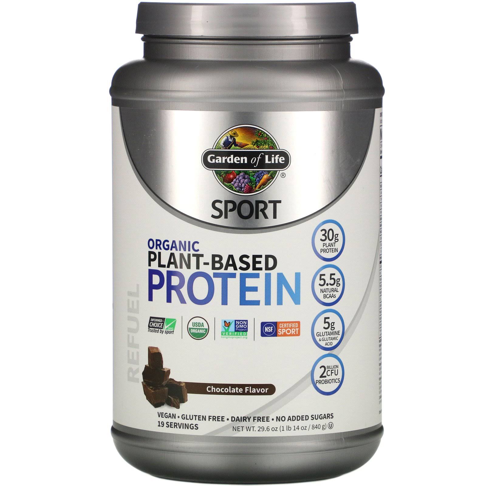 Garden of Life Sport Organic Plant-Based Protein Supplement - Chocolate, 38 Servings