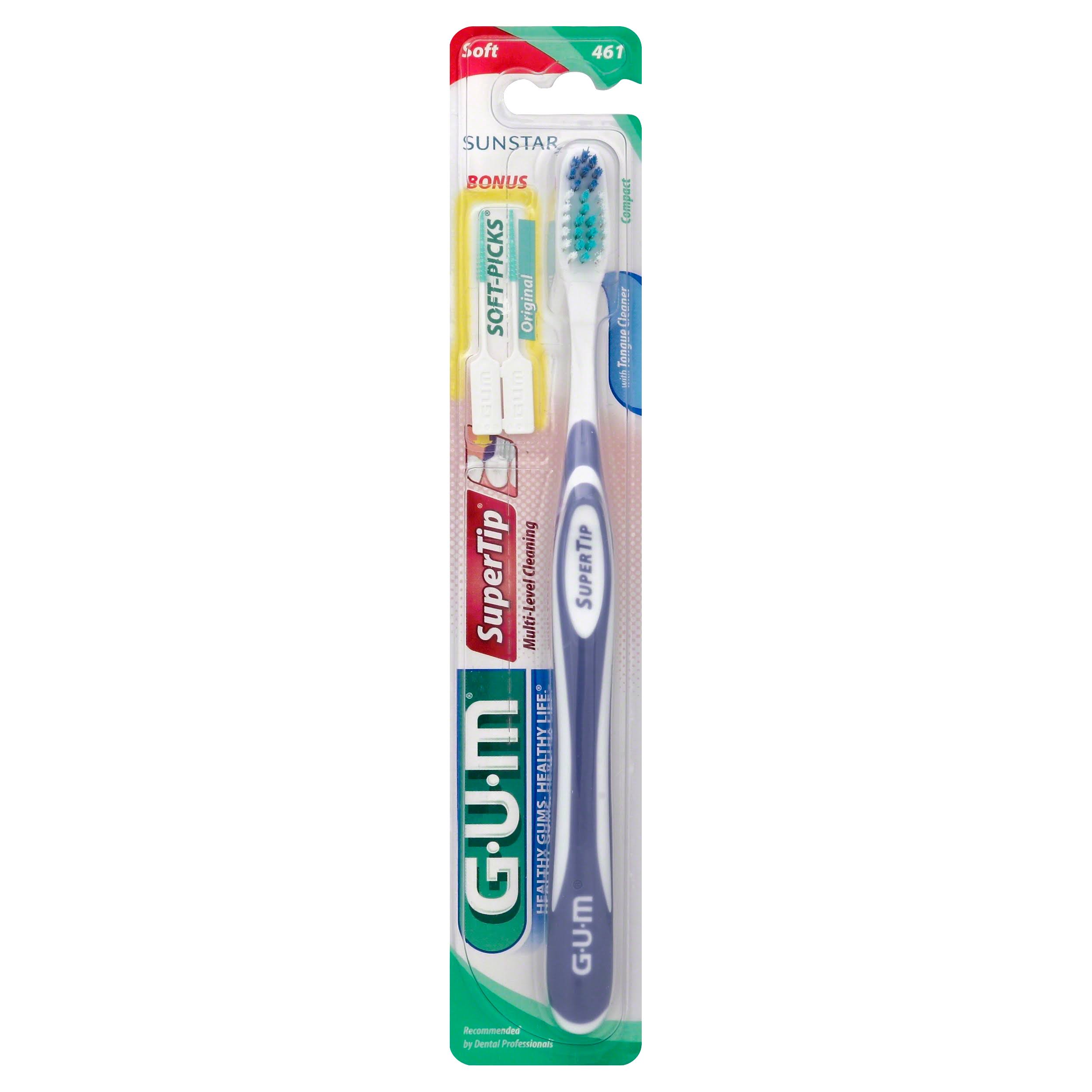 Gum Super Tip Soft Compact Toothbrush