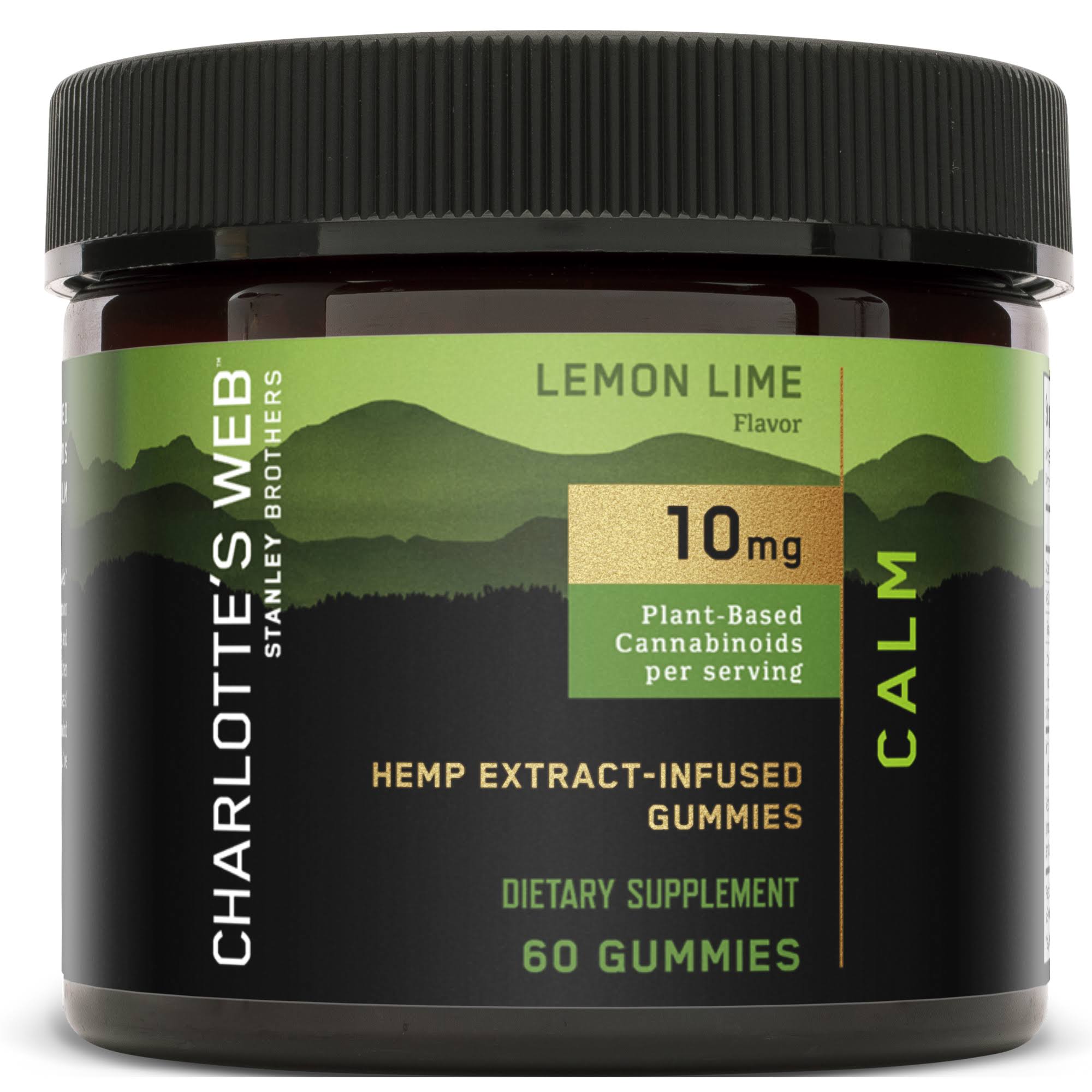 Hemp Extract Gummies for Calm Support - 10mg - Lemon Lime G6319204