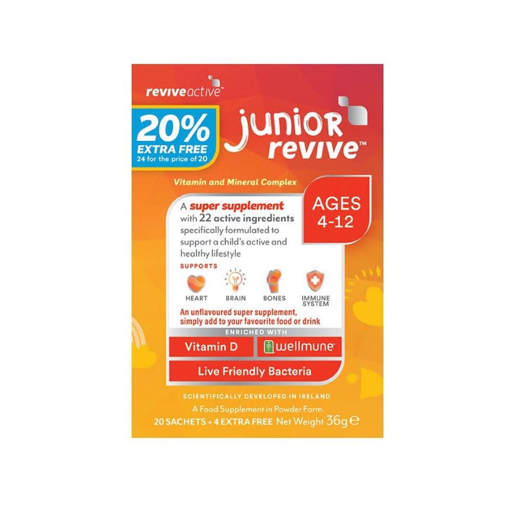 Junior Revive Active | 20 Sachets + 20% EXTRA Free