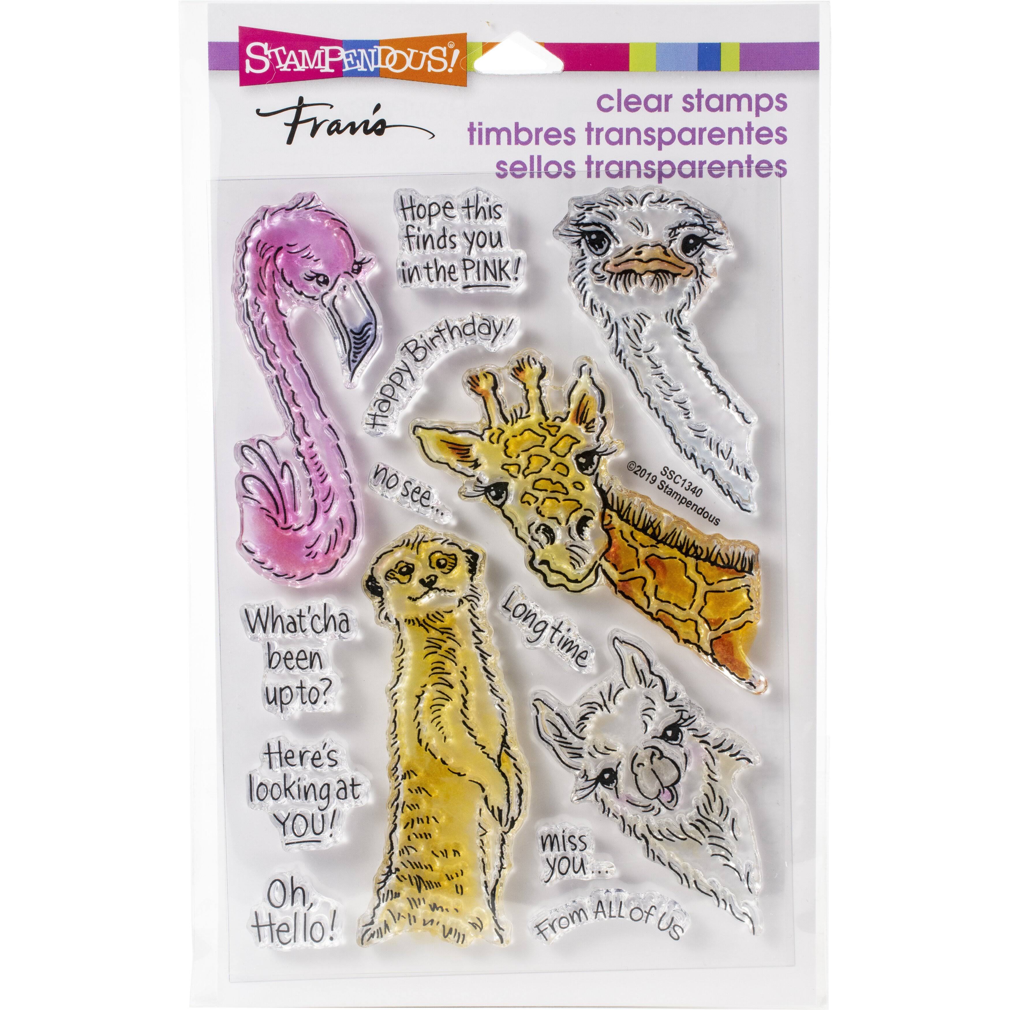 Stampendous Perfectly Clear Stamps Peeking Pals