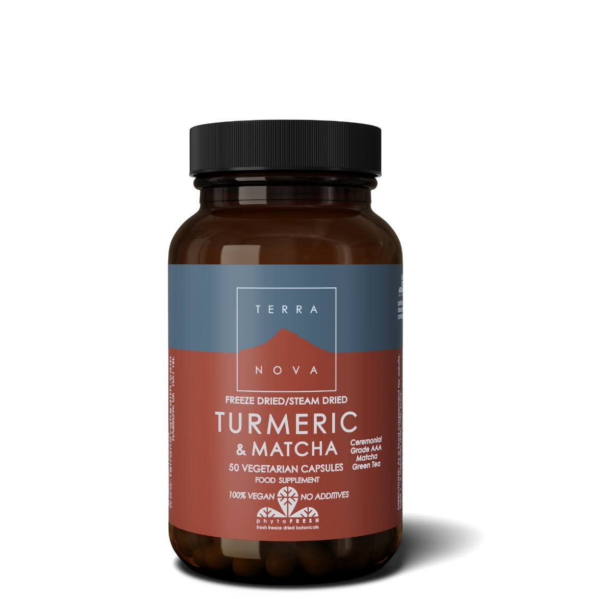 Terranova Turmeric & Matcha (Fresh Freeze dried- Organic) 50's
