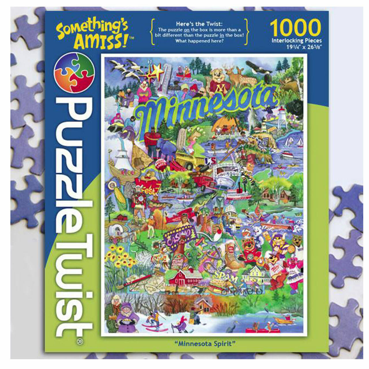 1000 Piece Jigsaw Puzzle Minnesota Spirit
