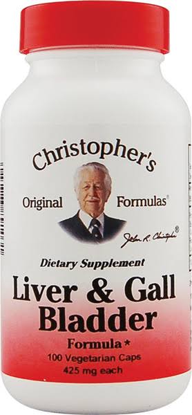 Christopher's Liver & Gallbladder Formula - 100 Capsules