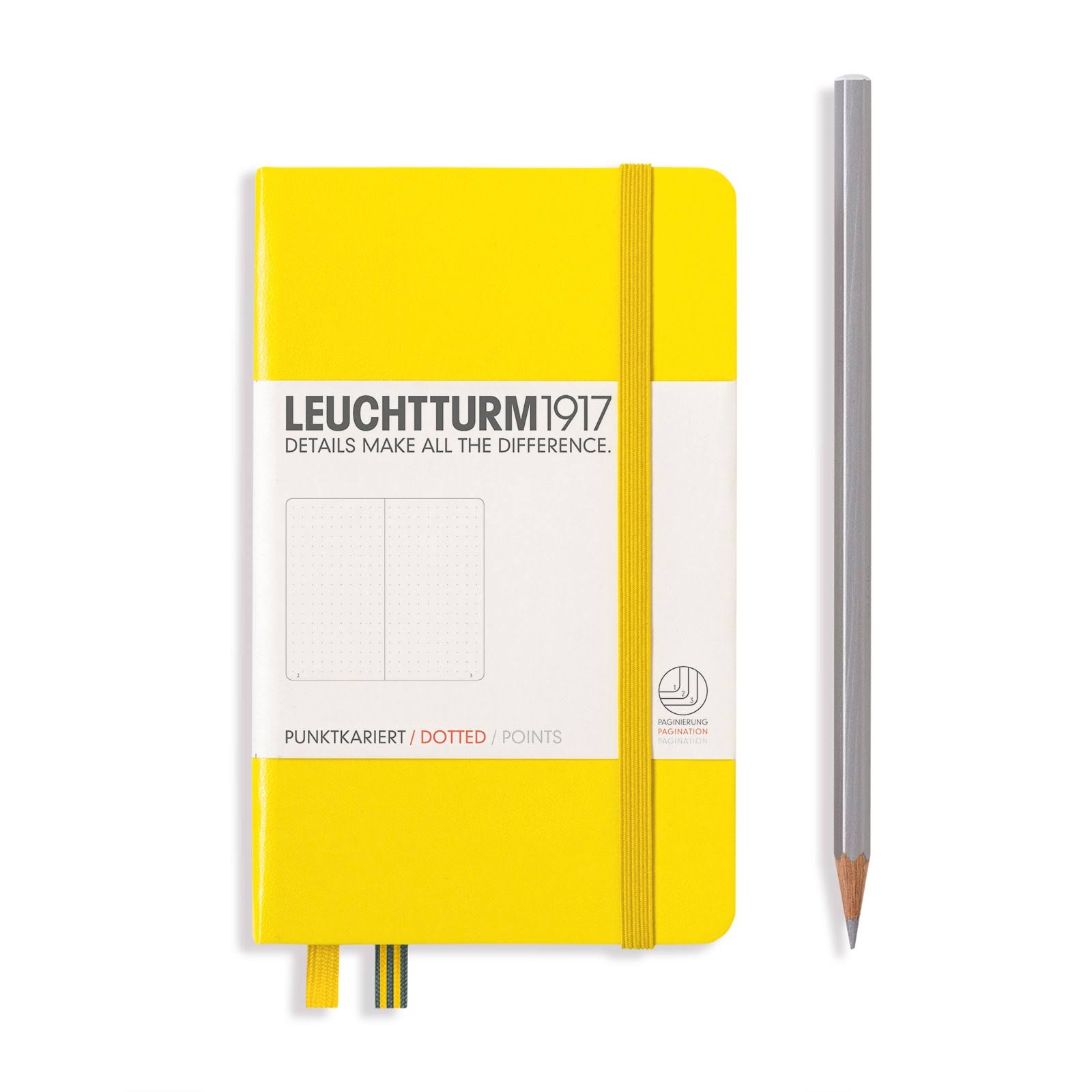 Leuchtturm1917 Notebook Pocket Dotted Lemon